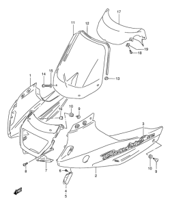 GSF1200S Cowling body