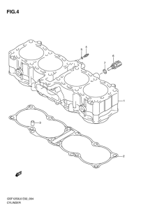 GSF1250 Цилиндр