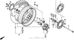  Переднее колесо