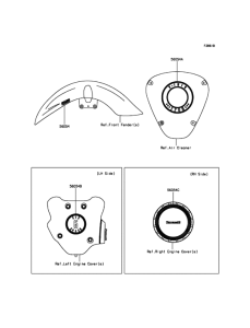 VN1700 Decals(M.S.Black)