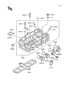 Z750 Головка цилиндров