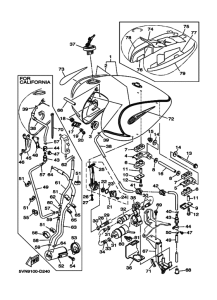 XV1700A XV17AT Tank fuel