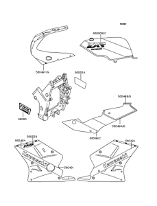 ZX250 Наклейки