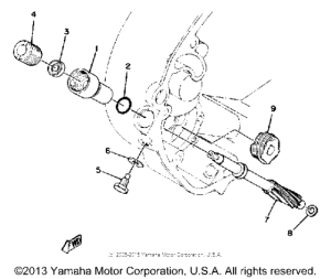XS650SH Тахометр