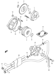 VL125 Насос масляный  / насос топливный