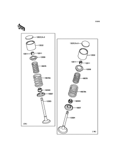 KL650 Клапана