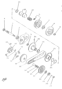CW50RS Сцепление