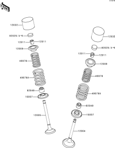 ZR1100 Клапана