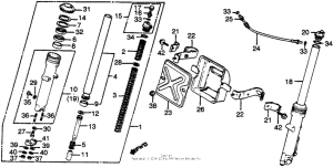 GL500I Передняя вилка