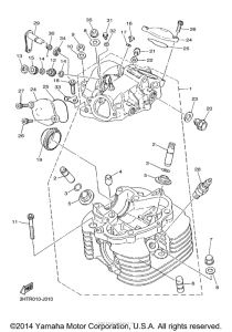 SR400 Головка цилиндров