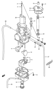 RMX250 Carburetor assy