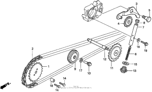 Z50R Цепь ГРМ