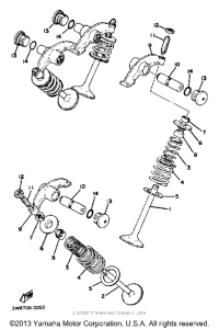 XS650SJ Клапана