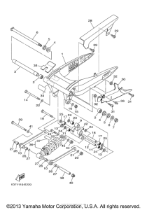 XV1900CT Задний рычаг подвески