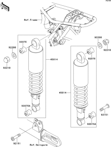 EJ650 Подвеска  /  амортизатор