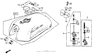 CB900 Топливный бак