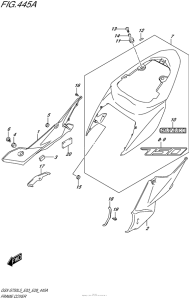GSX-S750 Обтекатель рамы