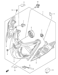 AN250 Front combination lamp