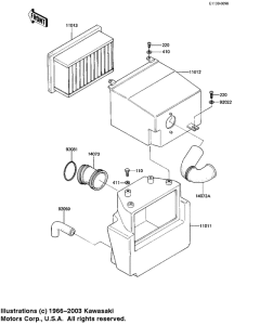 KZ250 Воздухоочиститель