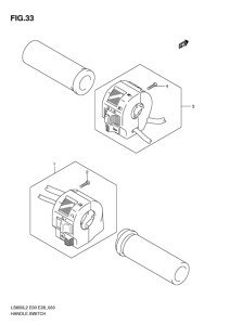 LS650 Рулевой переключатель