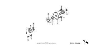 XR650R Масляный насос