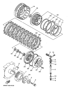 XV1600A Сцепление