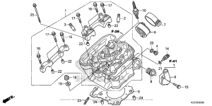 CRF250L (ABS) Головка цилиндров