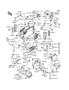 ZR400 Радиатор