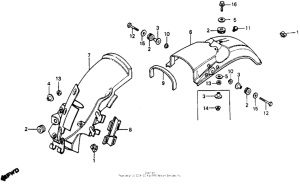 XR200 Задний бампер