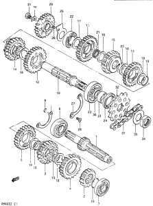 RM465 Трансмиссия