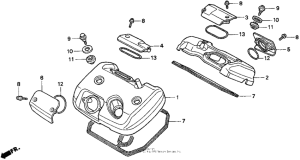 VT600CD2 Крышка головки цилиндров