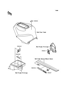 ZX1200 Лейбл предостережения