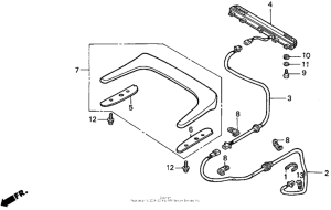GL1500SE Se high mount light