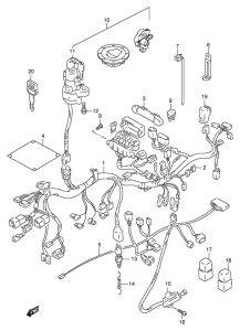 GSF1200S (ABS) Жгут проводов