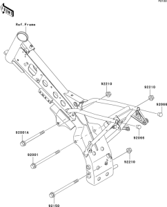  Крепление двигателя