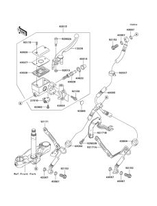 VN2000 Передний тормозной цилиндр