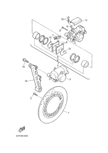 BT1100 Задний суппорт