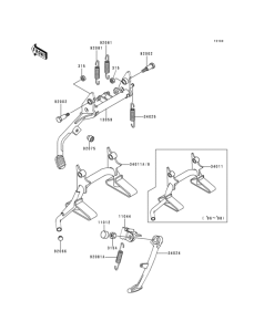 ZG1200 Подножка