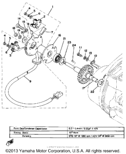 XS500E Contact breaker governor