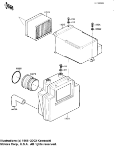 KZ250 Воздухоочиститель
