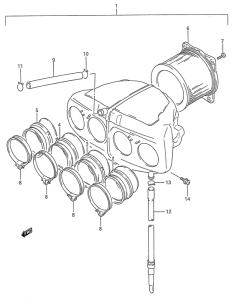 GSX600 Воздухоочиститель