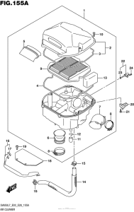 SV650 Воздушный фильтр