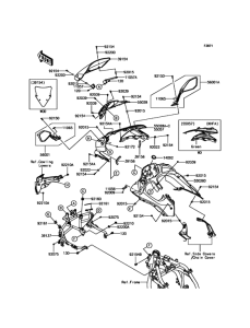 EX650 Обтекатели