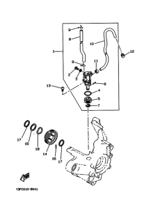 CX50 Масляная помпа в сборе