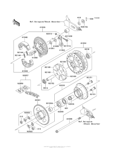 AX125 Rear Hub (Aaf)