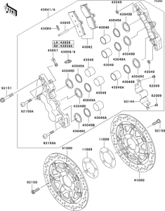 ZX1200 Front brake(b1h / b2h)