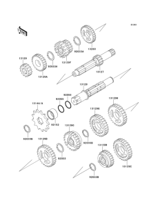 KX65 Трансмиссия