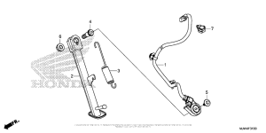 CB500X (ABS) Подножка