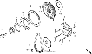 CM400 Масляный насос