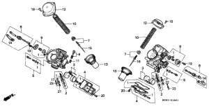 XRV650 Carburetor assy
